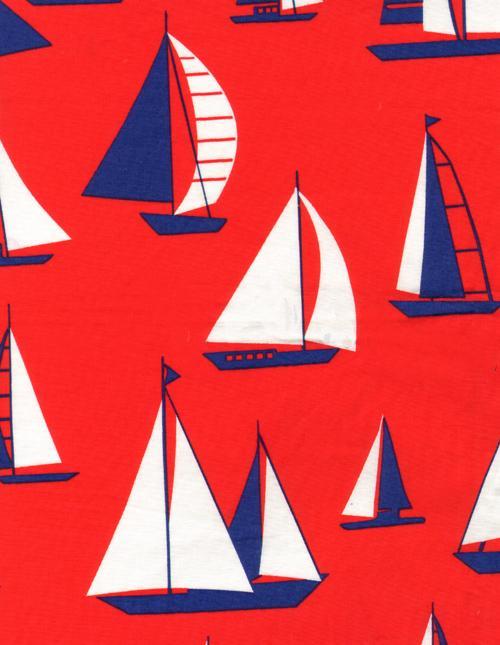 Novelty - Beach/Nautical Red