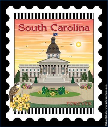 U.S. State Stamps Panel