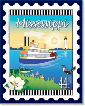 U.S. State Stamps Panel