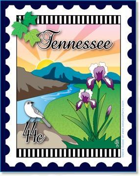 U.S. State Stamps Panel