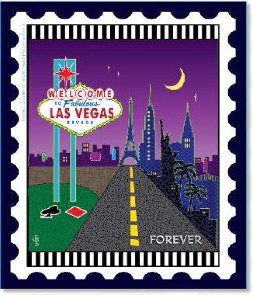 U.S. Cities & Destinations Stamps Panel