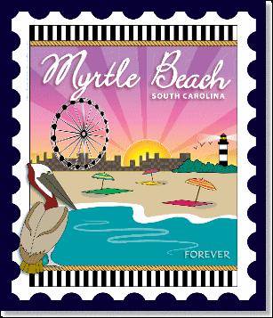 U.S. Cities & Destinations Stamps Panel