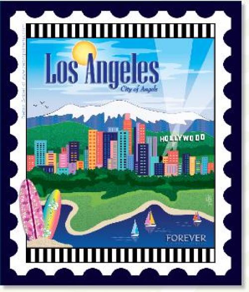 U.S. Cities & Destinations Stamps Panel