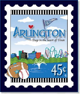 U.S. Cities & Destinations Stamps Panel