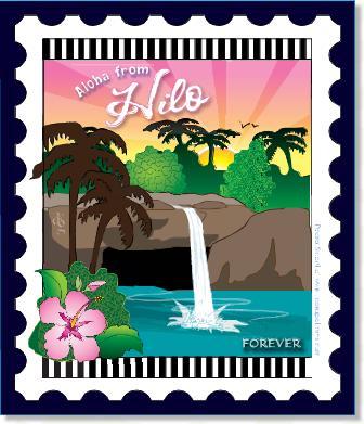 U.S. Cities & Destinations Stamps Panel