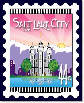 U.S. Cities & Destinations Stamps Panel