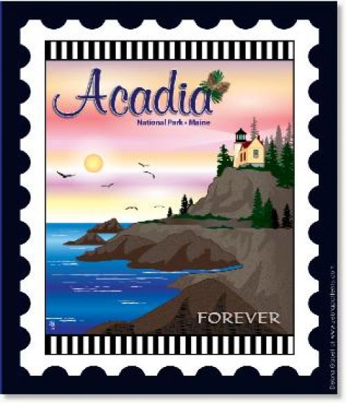 U.S. National Park Stamps Panel