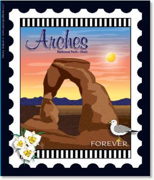 U.S. National Park Stamps Panel