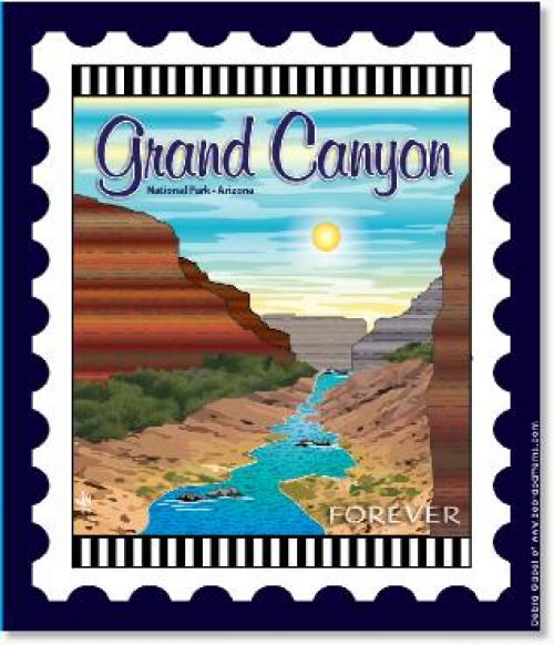 U.S. National Park Stamps Panel