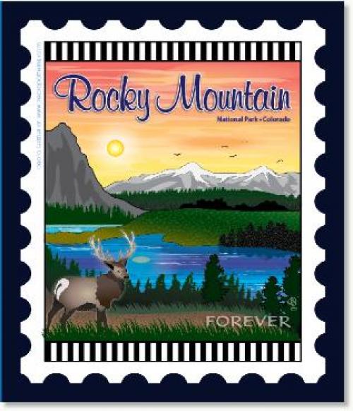 U.S. National Park Stamps Panel