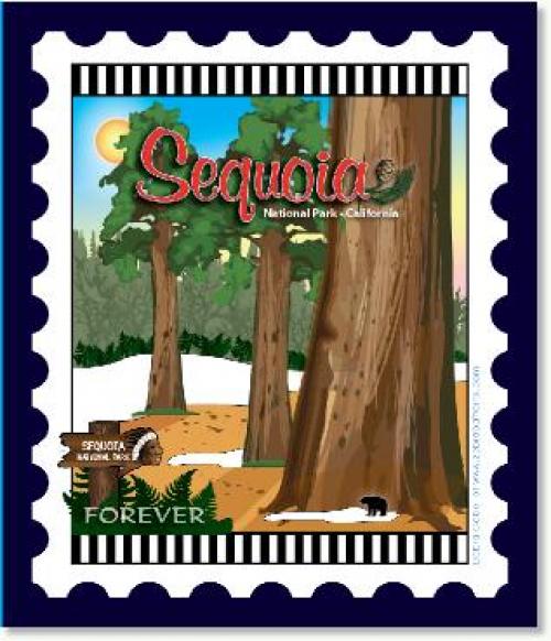 U.S. National Park Stamps Panel