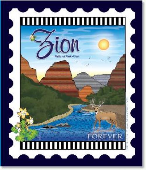 U.S. National Park Stamps Panel