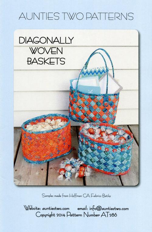 Diagonally Woven Baskets