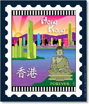 International Cities & Destination Stamps Panel