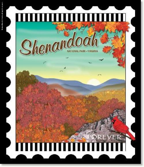 U.S. National Park Stamps Panel