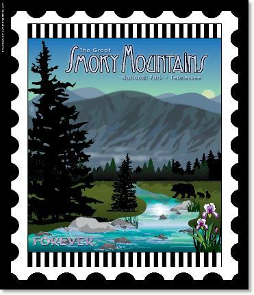 U.S. National Park Stamps Panel
