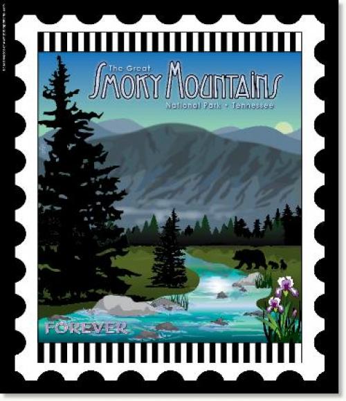 U.S. National Park Stamps Panel