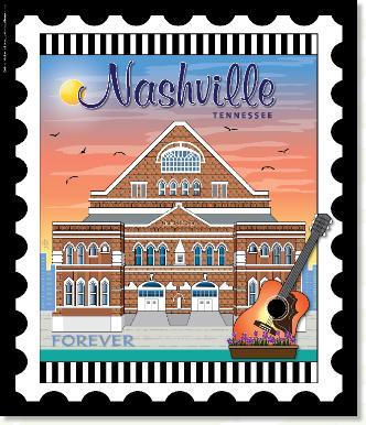 U.S. Cities & Destinations Stamps Panel