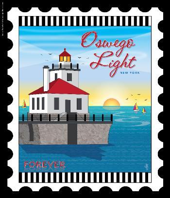 Lighthouse Stamps Panel