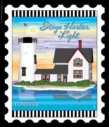 Lighthouse Stamps Panel