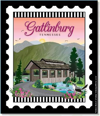 U.S. Cities & Destinations Stamps Panel