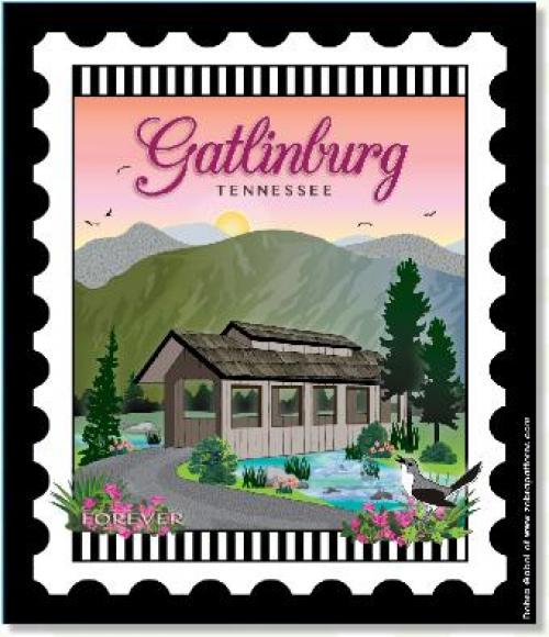 U.S. Cities & Destinations Stamps Panel