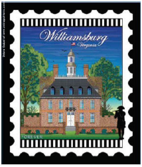 U.S. Cities & Destinations Stamps Panel