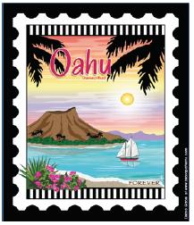 U.S. Cities & Destinations Stamps Panel