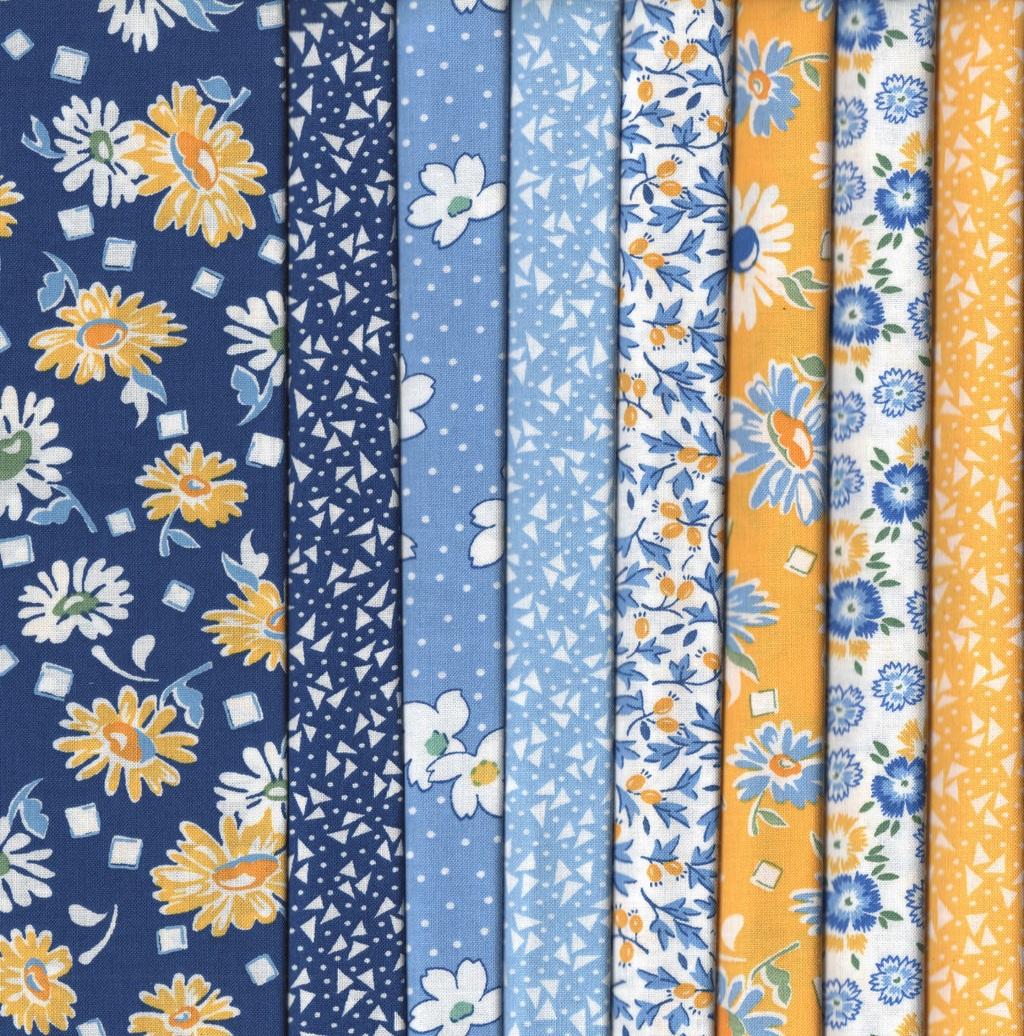 Sunshine Garden Fabric Pack - 8 Fat Quarters