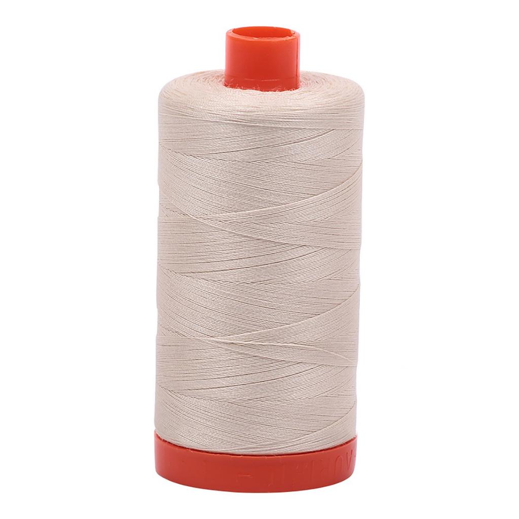 Aurfill Cotton Thread Solid 50wt 1422yds Light Beige (#2310)