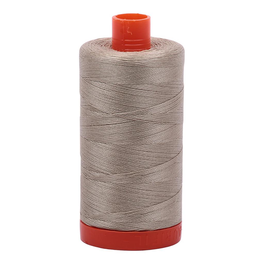 Aurifil Cotton Thread Solid 50wt 1422yds Stone (#2324)