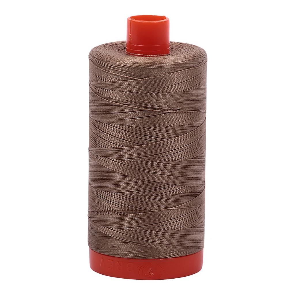 Aurifil Cotton Thread Solid 50wt 1422yds Sandstone (#2370)
