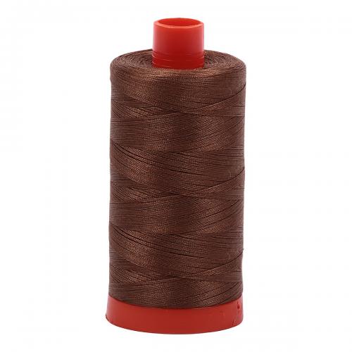 Aurifil Cotton Thread Solid 50wt 1422yds Dark Antique Gold (#2372)