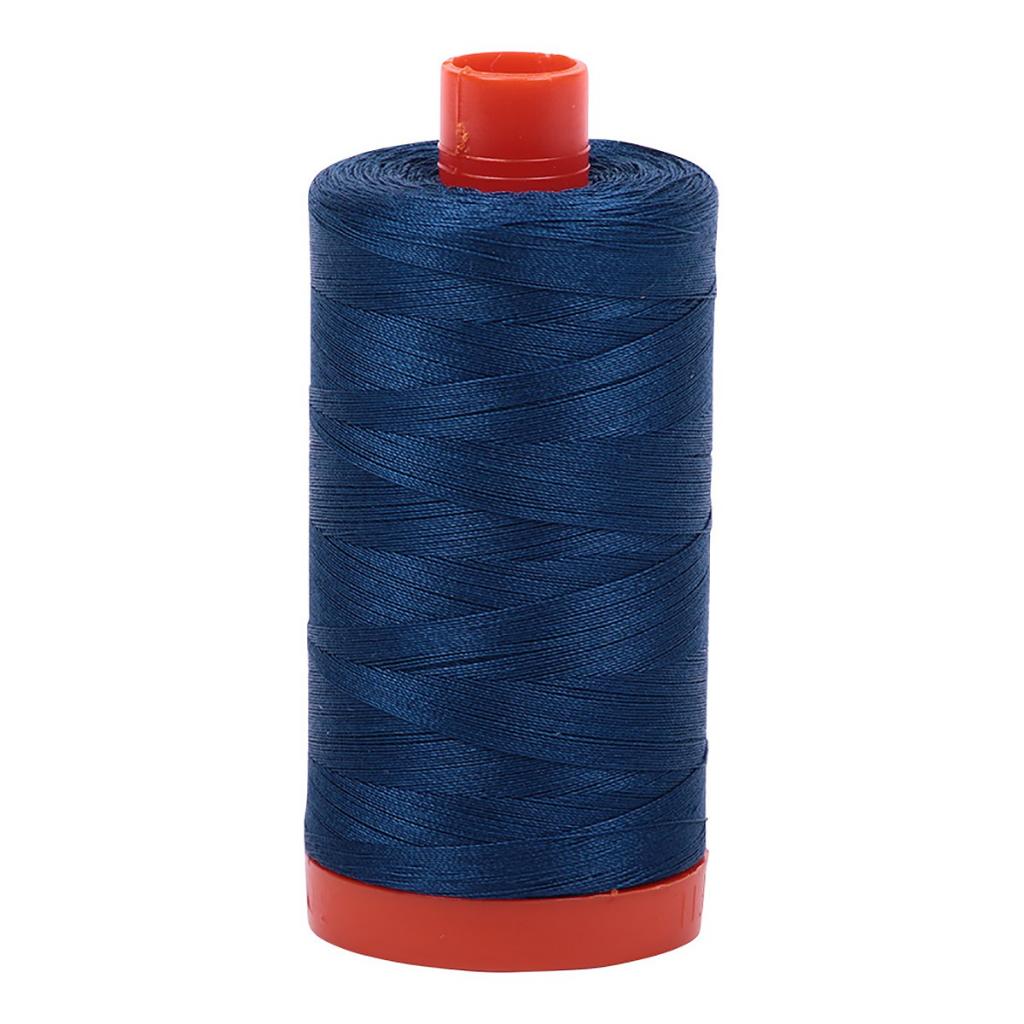 Aurifil Cotton Thread Solid 50wt 1422yds Medium Delft Blue (#2783)