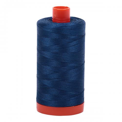 Aurifil Cotton Thread Solid 50wt 1422yds Medium Delft Blue (#2783)