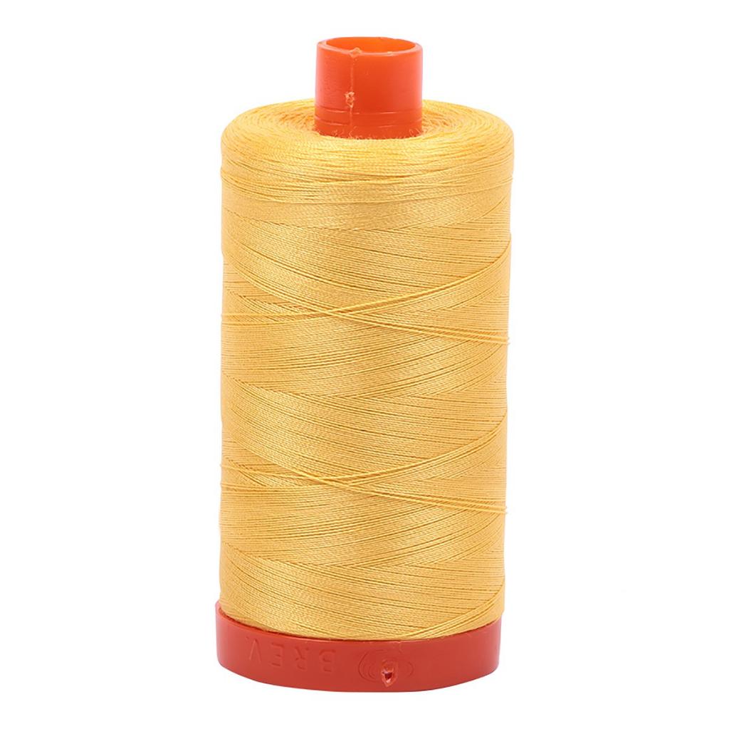 Aurifil Cotton Thread Solid 50wt 1422yds Pale Yellow (#1135)
