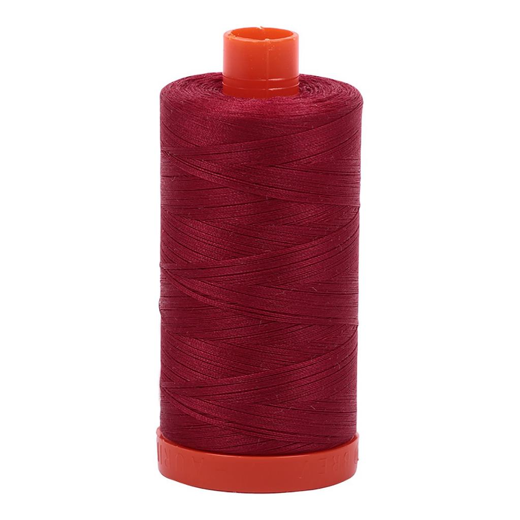 Aurifil Cotton Thread Solid 50wt 1422yds Burgundy (#1103)