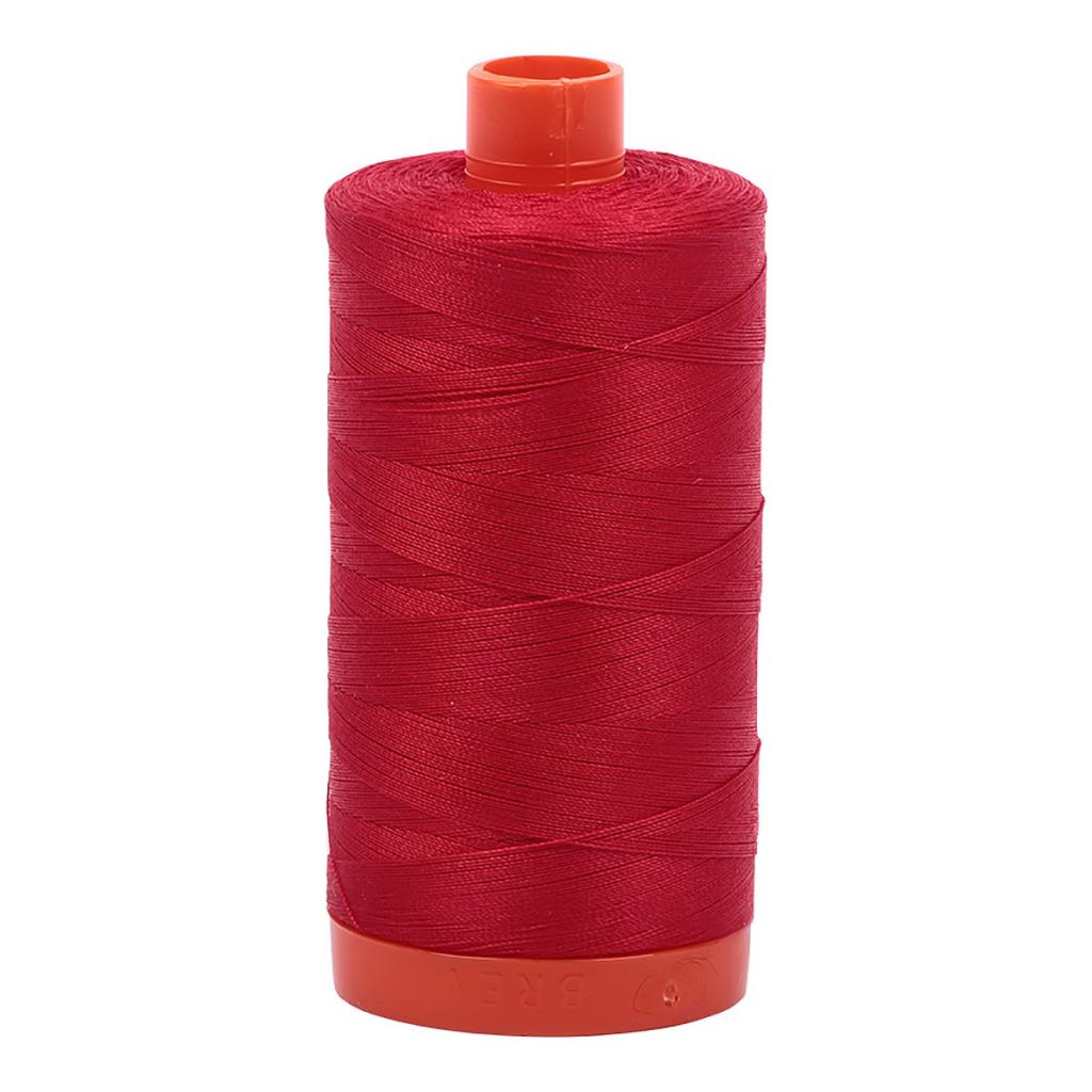 Aurifil Cotton Thread Solid 50wt 1422yds Red (#2250)
