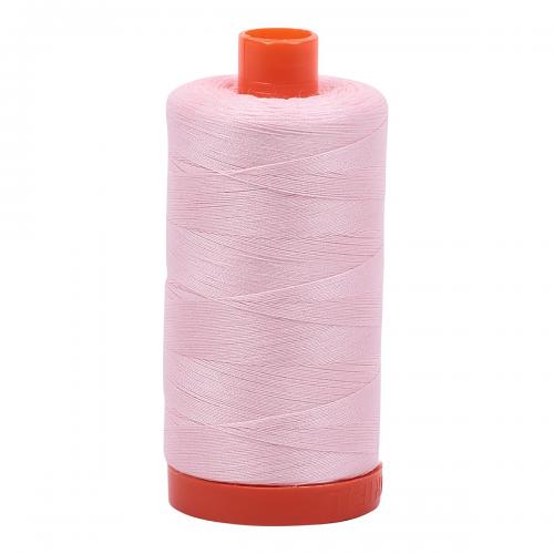 Aurifil Cotton Thread Solid 50wt 1422yds Pale Pink (#2410)