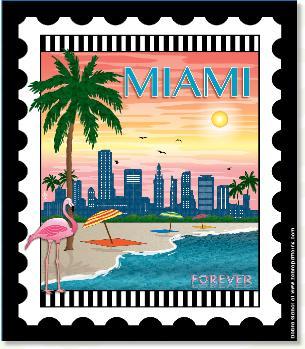 U.S. Cities & Destinations Stamps Panel