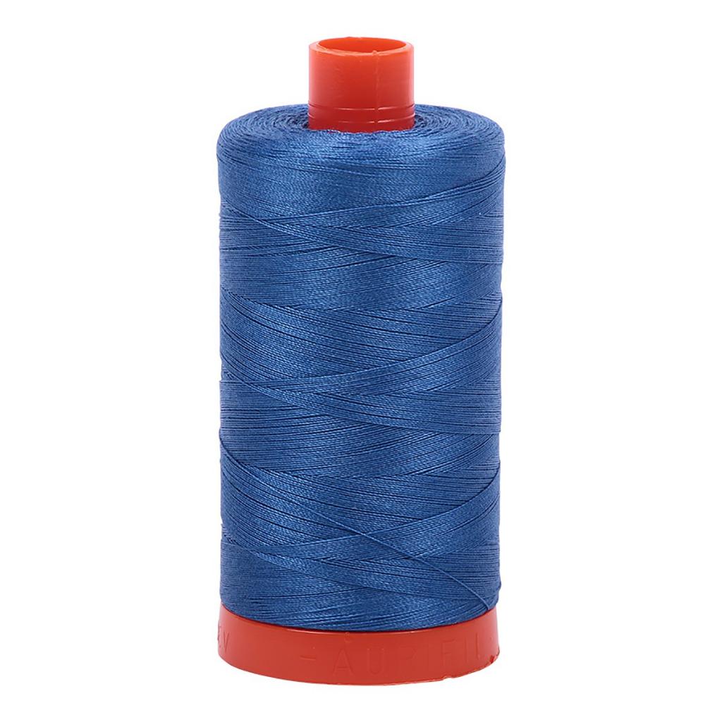 Aurifil Cotton Thread Solid 50wt 1422yds Delft Blue (#2730)