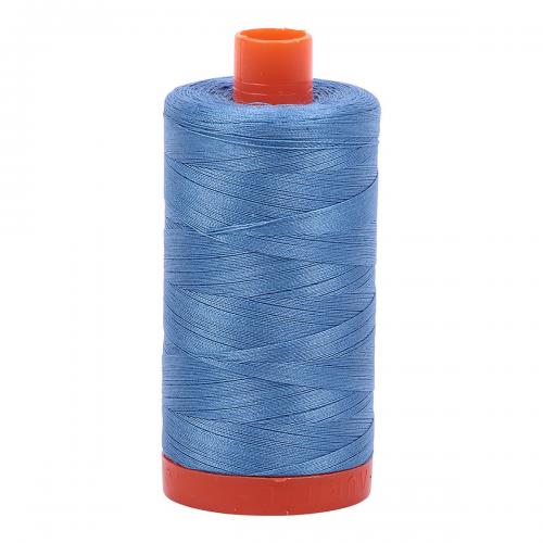 Aurifil Cotton Thread Solid 50wt 1422yds Light Wedgewood (#2725)