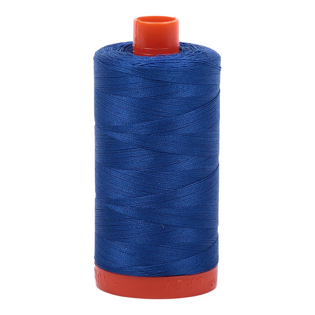 Aurifil Cotton Thread Solid 50wt 1422yds Medium Blue (#2735)