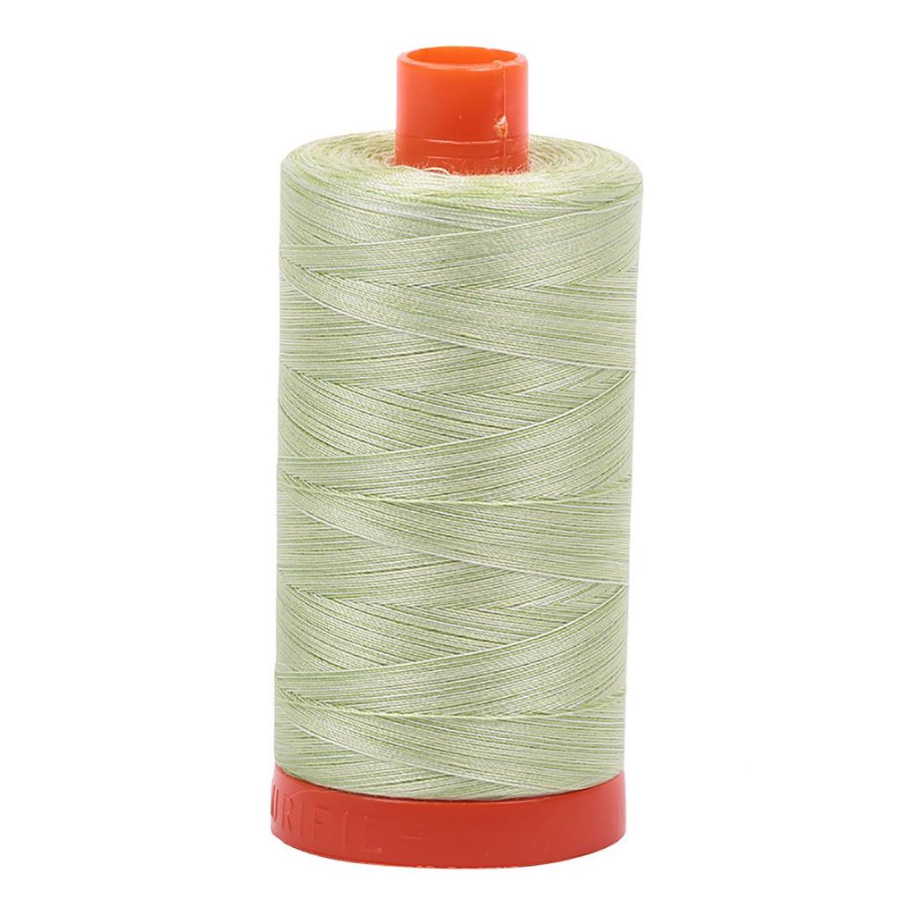 Aurifil Cotton Thread Variegated 50wt 1422yds  Light Spring Green (#3320)