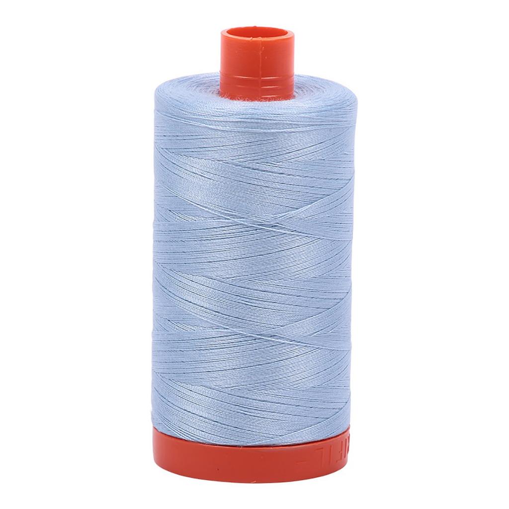Aurifil Cotton Thread Solid 50wt 1422yds Light Robins Egg (#2710)