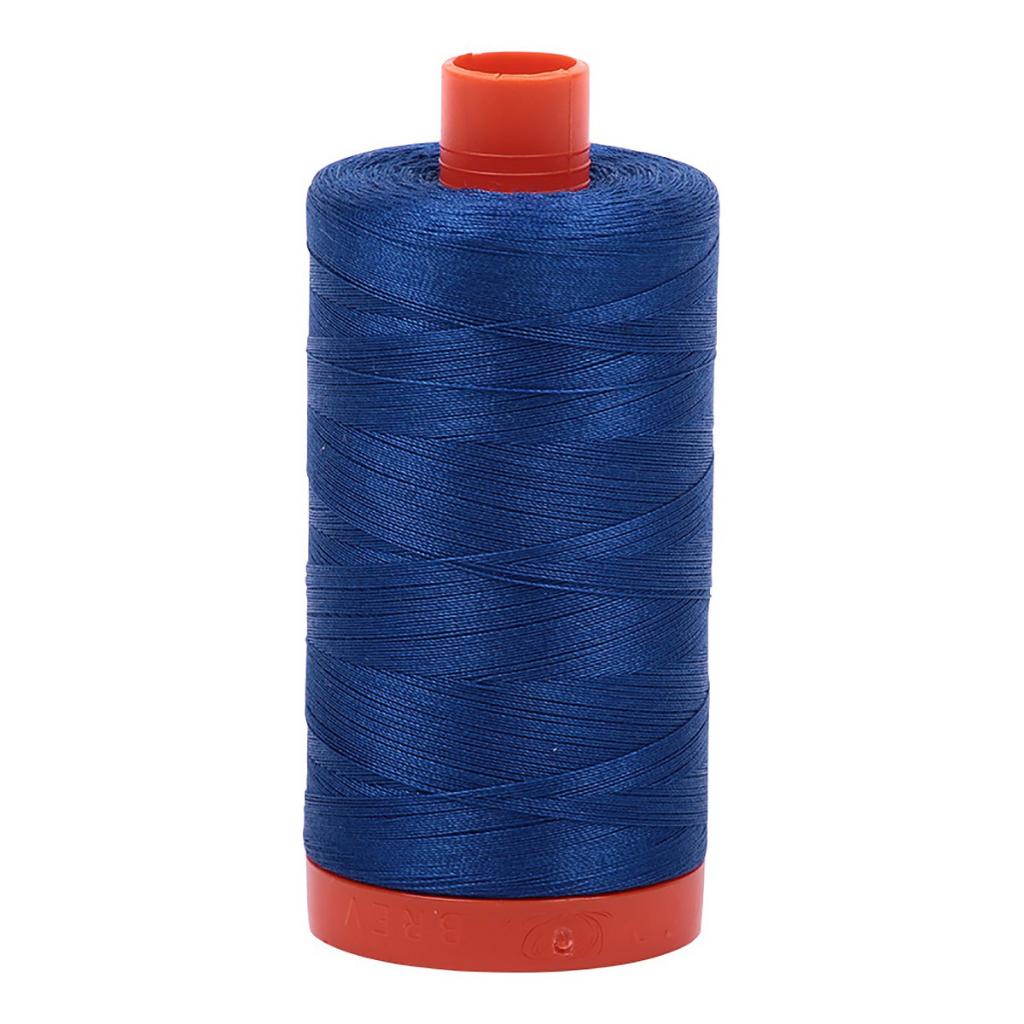 Aurifil Cotton Thread Solid 50wt 1422yds Dark Cobalt (#2740)