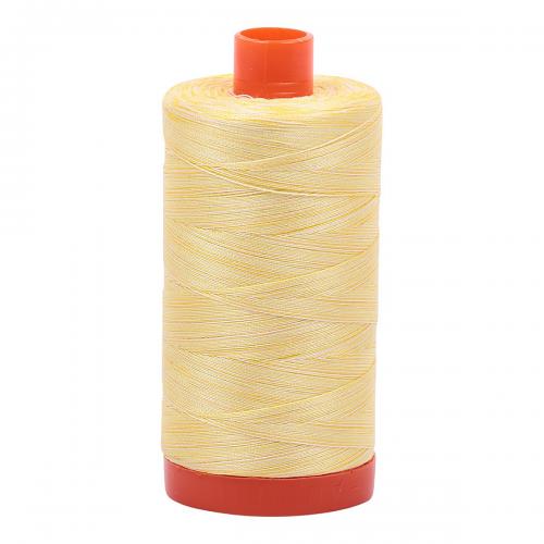 Aurifil Cotton Thread Variegated 50wt 1422yds Lemon Ice (#3910)