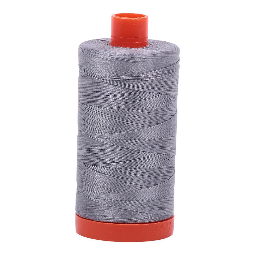 Aurifil Cotton Thread Solid 50wt 1422yds Grey (#2605)