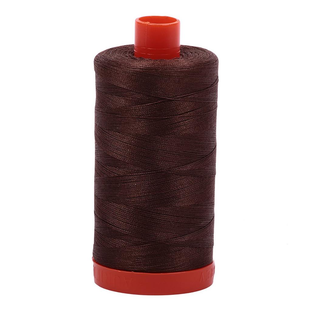 Aurifil Cotton Thread Solid 50wt 1422yds Medium Bark (#1285)