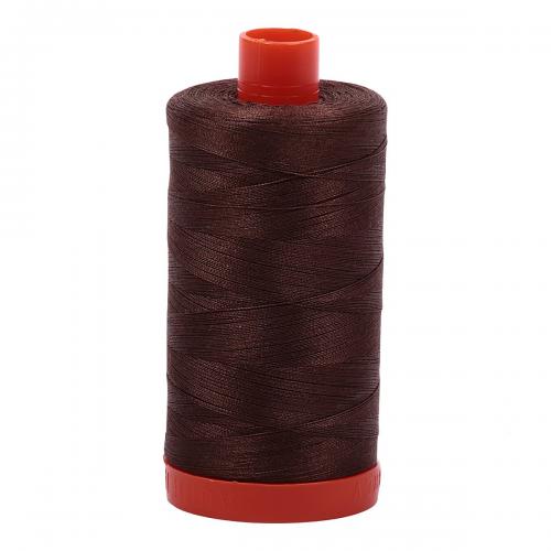 Aurifil Cotton Thread Solid 50wt 1422yds Medium Bark (#1285)